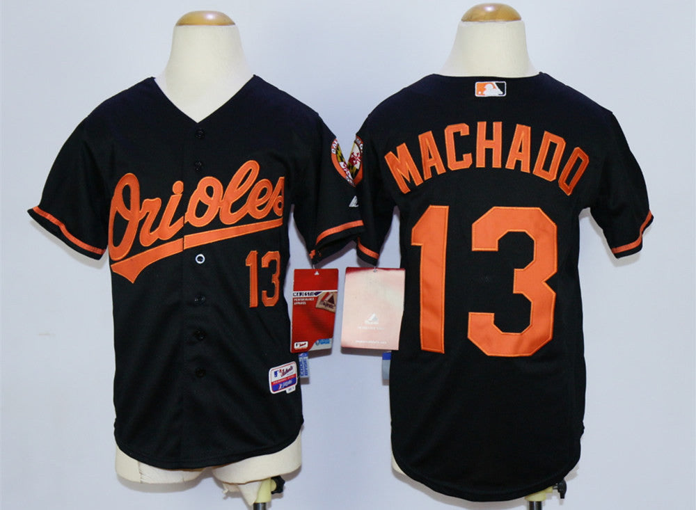 Manny Machado Baltimore Orioles black jersey