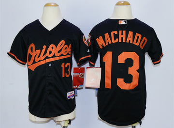 Manny Machado Baltimore Orioles black jersey