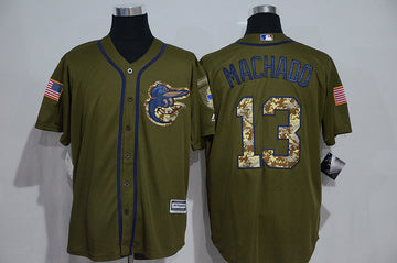 Manny Machado Baltimore Orioles olive jersey