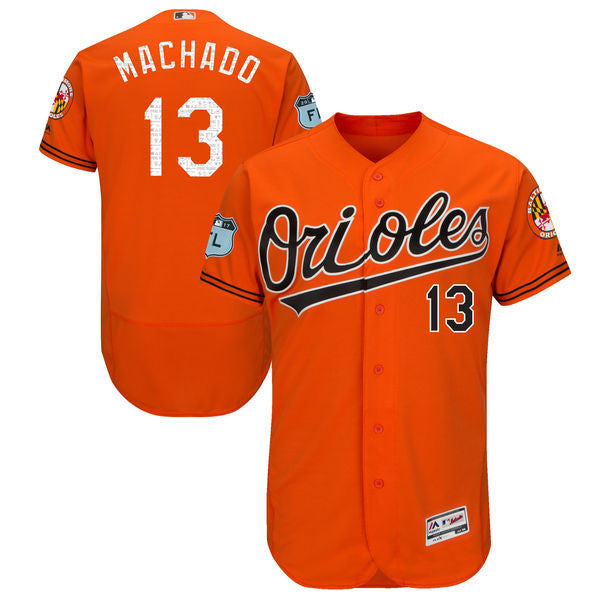 Manny Machado Baltimore Orioles orange jersey