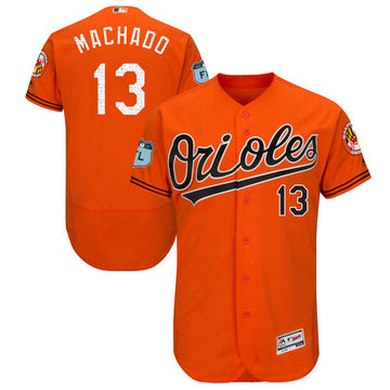 Manny Machado Baltimore Orioles orange jersey