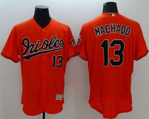Manny Machado Baltimore Orioles orange Authentic jersey