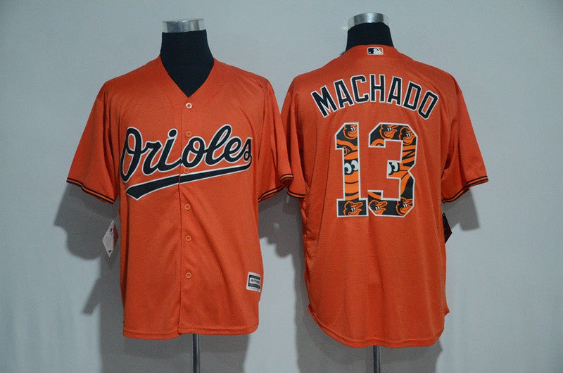 Manny Machado Baltimore Orioles orange jersey