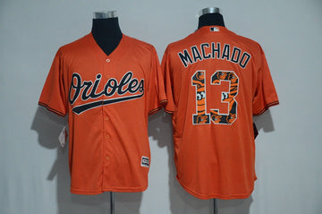 Manny Machado Baltimore Orioles orange jersey