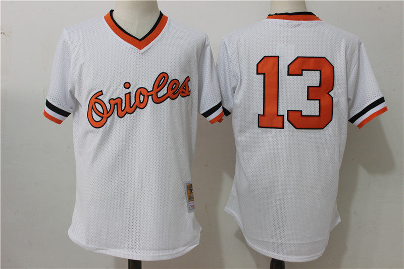 Manny Machado Baltimore Orioles white Cooperstown jersey