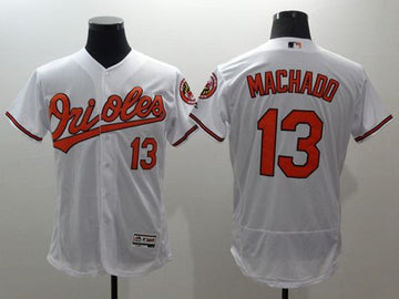 Manny Machado Baltimore Orioles white Authentic jersey
