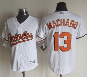 Manny Machado Baltimore Orioles white jersey