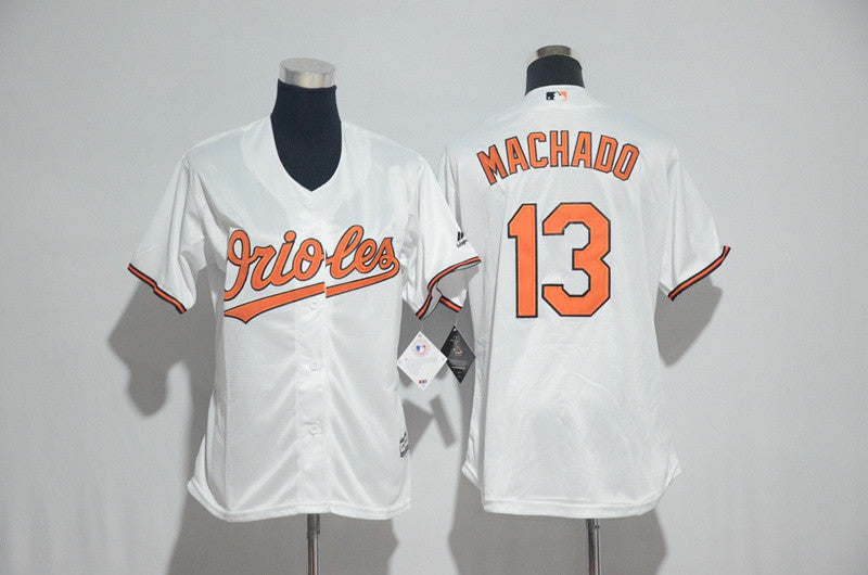 Manny Machado Baltimore Orioles white jersey