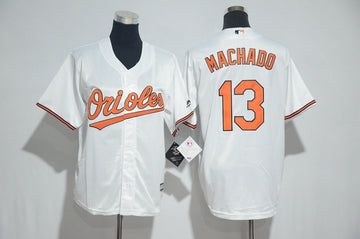 Manny Machado Baltimore Orioles white jersey