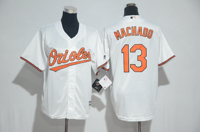 Manny Machado Baltimore Orioles white jersey