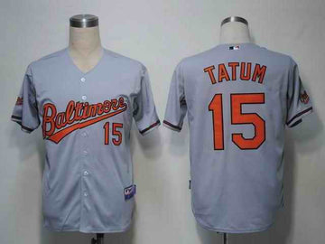 Tatum Baltimore Orioles grey jersey