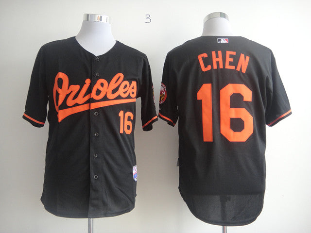 Chen Baltimore Orioles black Fashion jersey