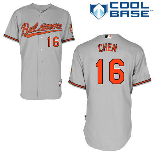 Chen Baltimore Orioles grey jersey