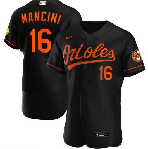 Trey Mancini Baltimore Orioles black jersey