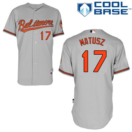 Matusz Baltimore Orioles grey jersey