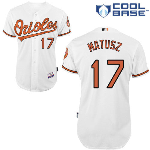 Matusz Baltimore Orioles white jersey