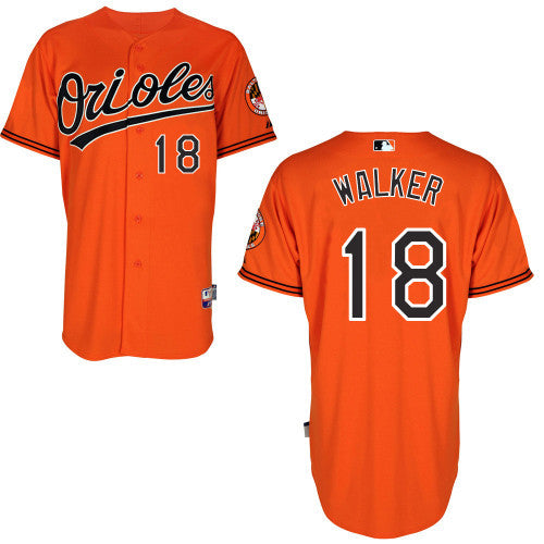 Walker Baltimore Orioles orange jersey