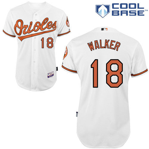 Walker Baltimore Orioles white jersey