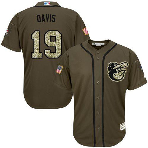 Chris Davis Baltimore Orioles green Salute To Service jersey