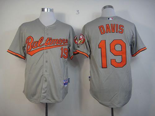 Chris Davis Baltimore Orioles grey jersey