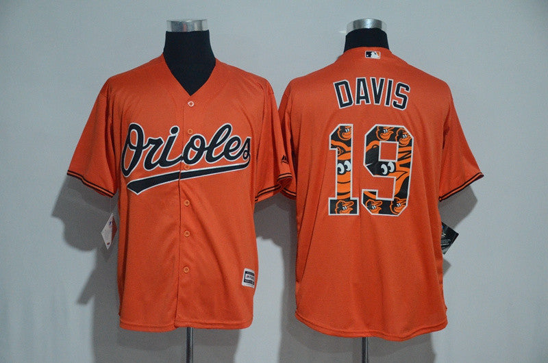 Chris Davis Baltimore Orioles orange jersey