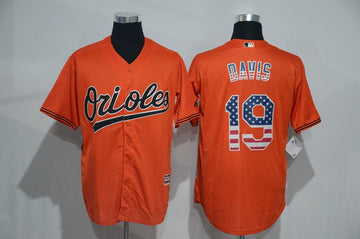 Chris Davis Baltimore Orioles orange jersey