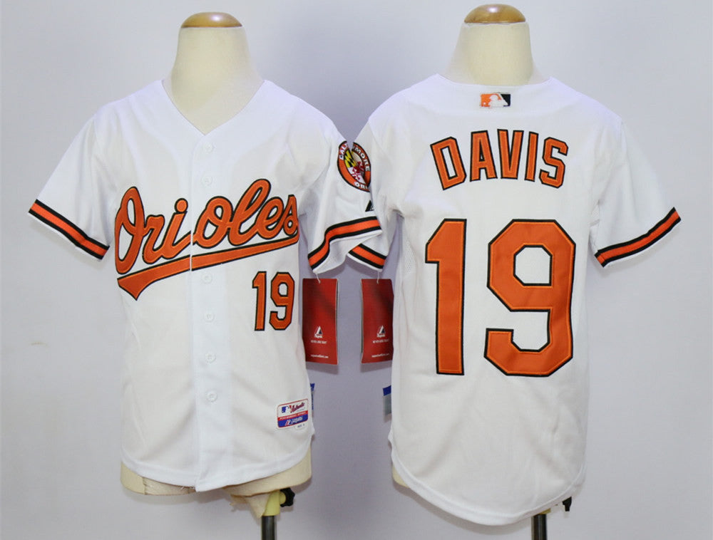 Chris Davis Baltimore Orioles white jersey