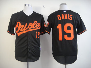 Davis Baltimore Orioles black Fashion jersey