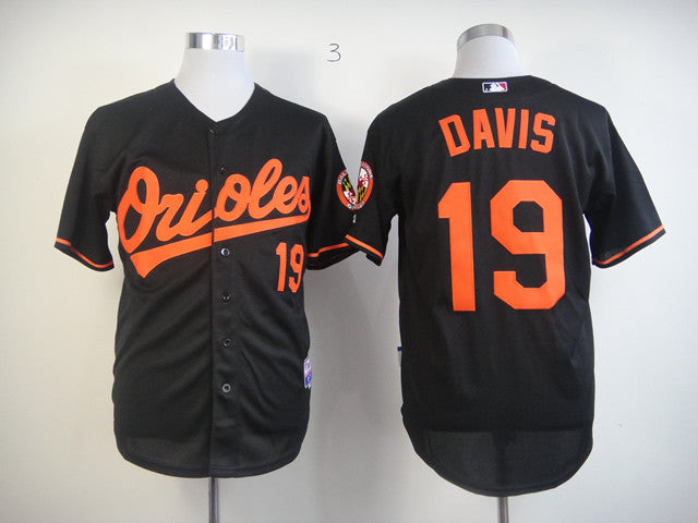 Davis Baltimore Orioles black Fashion jersey