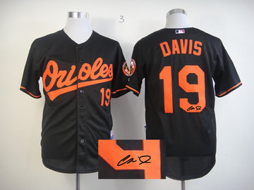Davis Baltimore Orioles black jersey