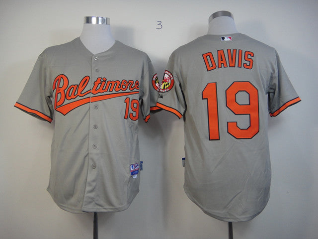 Davis Baltimore Orioles grey jersey