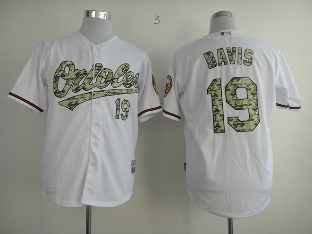 Davis White Baltimore Orioles camo Camo jersey