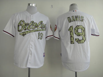 Davis White Baltimore Orioles camo Camo jersey