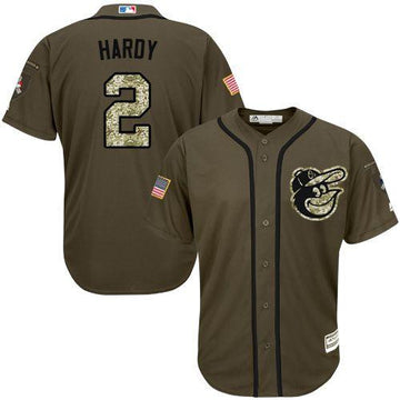 J.J. Hardy Baltimore Orioles green Salute To Service jersey