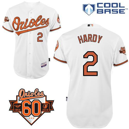 J.J. Hardy Baltimore Orioles white jersey