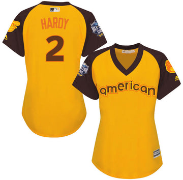 J.J. Hardy Baltimore Orioles yellow All-Star jersey