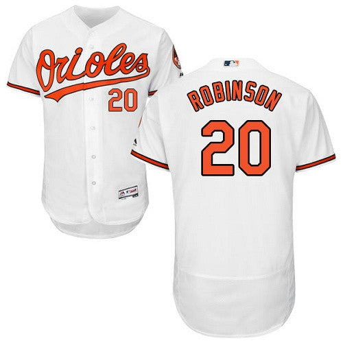 Frank Robinson Baltimore Orioles white jersey