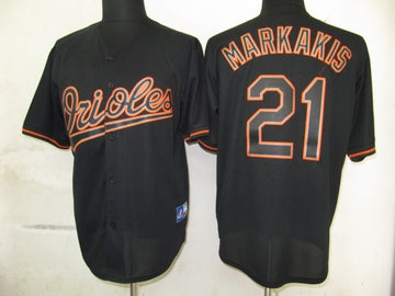 Markakis Baltimore Orioles black Fashion jersey