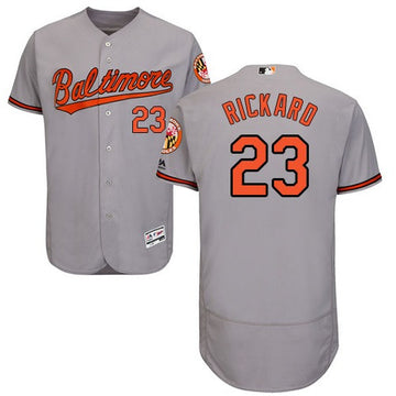 Joey Rickard Baltimore Orioles gray jersey