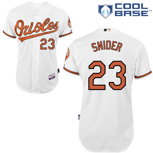 Snider Baltimore Orioles white jersey