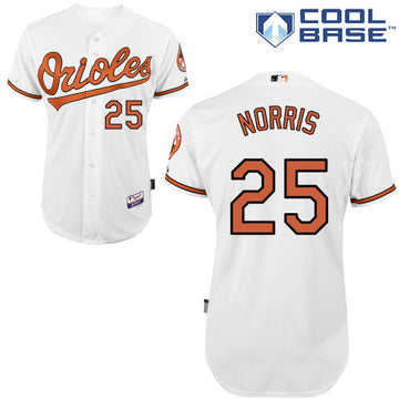 Norris Baltimore Orioles white jersey