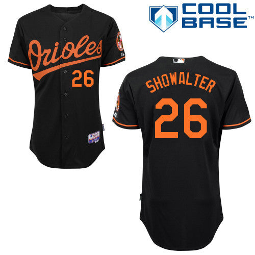 Showalter Baltimore Orioles black jersey