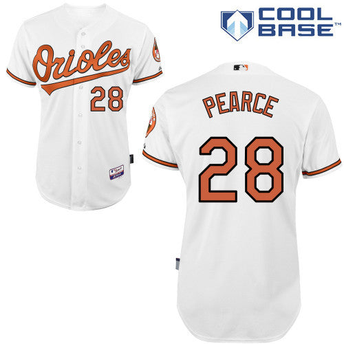 Pearce Baltimore Orioles white jersey