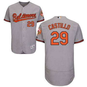 Welington Castillo Baltimore Orioles gray jersey