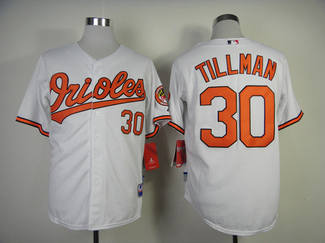 Chris Tillman Baltimore Orioles white jersey