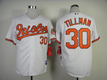 Chris Tillman Baltimore Orioles white jersey