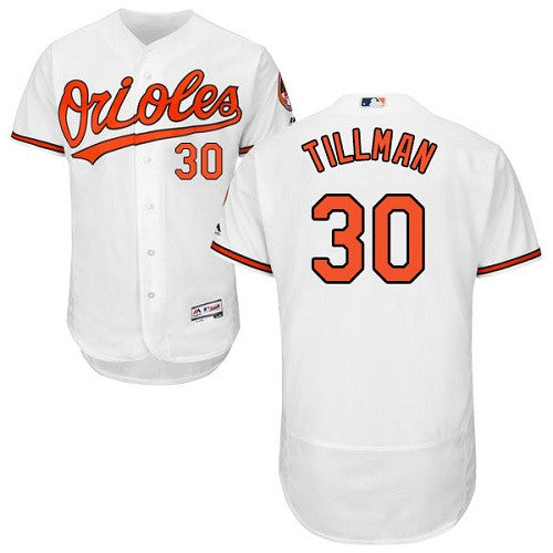 Chris Tillman Baltimore Orioles white jersey