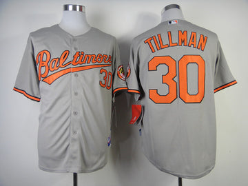 Tillman Baltimore Orioles grey jersey