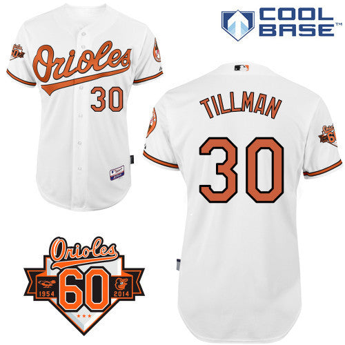 Tillman Baltimore Orioles white jersey