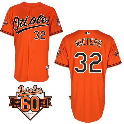 Matt Wieters Baltimore Orioles orange jersey